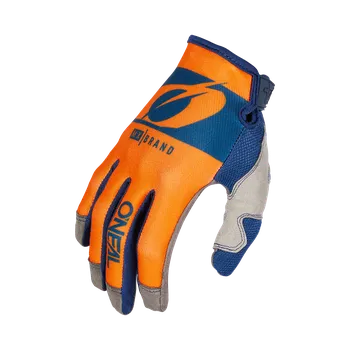 Moto rukavice a Motokrosové rukavice ONEAL MAYHEM RIDER V.23 oranžová/modrá velikost S (jednovrstvá odvětraná dlaň Nanofront®)