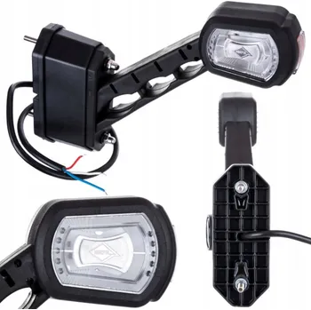 Přídavný světlomet Lampa obrysová LED 12/24V pravá s couvákem HORPOL