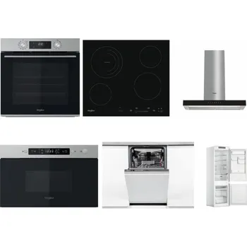 Set domácích spotřebičů WHIRLPOOL OMK58CU1SX + WHIRLPOOL AKT 8900 BA + WHIRLPOOL WHBS 62F LT K + WHIRLPOOL MBNA910X + WHIRLPOOL WSIO 3O34 PFE X + WHIRLPOOL WHC18 T311