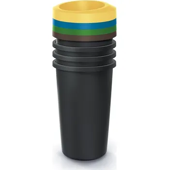 Odpadkový koš PROSPERPLAST Set košů na tříděný odpad - COMPACTA R SET Objem: 4x25 l