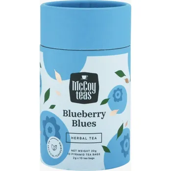 Čaj Čaj McCoy blueberry blues 10 sáčků (porcovaný ovocno-bylinný čaj 10x 2g)