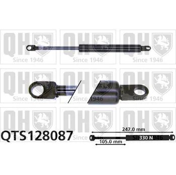 Příslušenství karosérie QUINTON HAZELL Pneumatická pružina, zavazadlový / nákladový prostor QTS128087