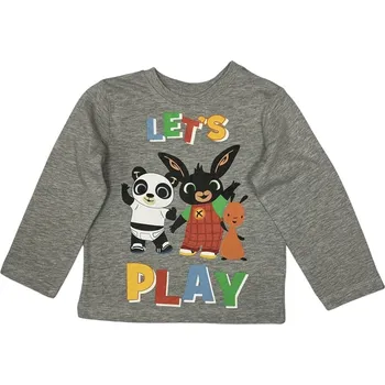 Dívčí tričko Eplus Dětské triko s dlouhým rukávem - Bing šedé Velikost - děti: 116