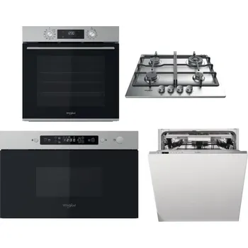 Set domácích spotřebičů WHIRLPOOL OMK58CU1SX + WHIRLPOOL TKRL 661 IX EU + WHIRLPOOL MBNA910X + WHIRLPOOL WIO 3T133 PLE