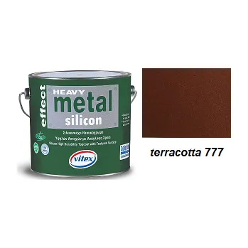 barva na zeď Vitex Heavy Metal Silicon Effect - Structural Forge Paint 777 Terracotta 2,25L
