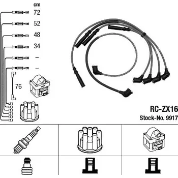 Zapalovací kabel NGK Sada kabelů pro zapalování 9917