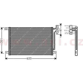 Sušič klimatizace chladič klimatizace bez sušičky 2.0d, 3.0d [520*314*16]