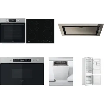 Set domácích spotřebičů WHIRLPOOL OMK58CU1SX + WHIRLPOOL AKT 8900 BA + WHIRLPOOL WCT3 64 FLB X + WHIRLPOOL MBNA910X + WHIRLPOOL WSIC 3M27 C + WHIRLPOOL WHC18 T311
