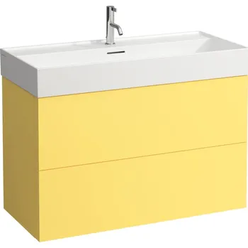 Laufen skříňka pod umyvadlo, 2 zásuvky, pro umyvadlo H810337, H4076320336401 Varianta: Hořčicově žlutá