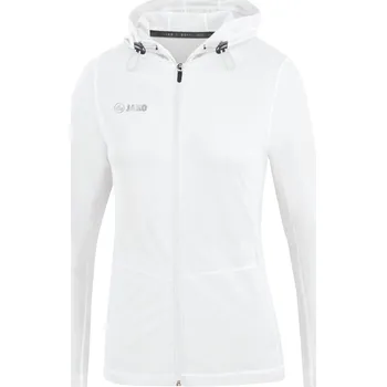 Běžecké oblečení JAKO RUN 2.0 mikina s kapucí vel. 34, bílá