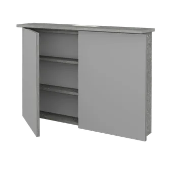 Koupelnový nábytek Dřevojas Dvoudveřová galerka SANI GA2O 100 - D20 Galaxy