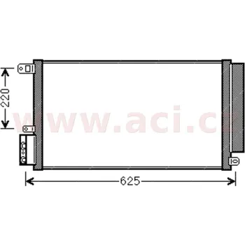 Sušič klimatizace chladič klimatizace se sušičkou 1.4i 16V [656*346*16]
