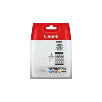 Canon BJ CARTRIDGE CLI-581 BK C M Y PHOTO VALUE BLISTER SEC