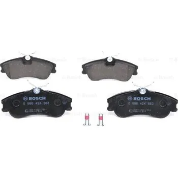 Brzdová destička BOSCH Sada brzdových destiček, kotoučová brzda 0986424583