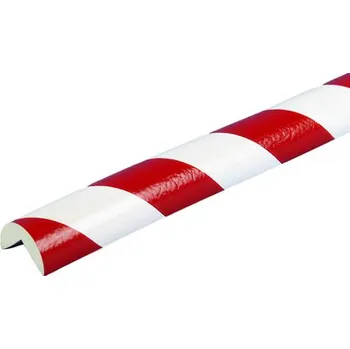 Stavební profil Varovný a ochranný profil 2, bílá / červená, Ø 4 cm × 100 cm