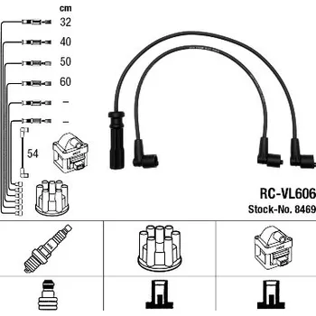 Zapalovací kabel NGK Sada kabelů pro zapalování 8469