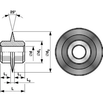 Závitořezný nástroj Bučovice Tools Odřezávací kolečko MZ-2 Typ 1 +NST+ - BU840-001