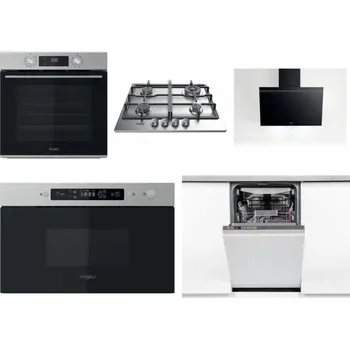 Set domácích spotřebičů WHIRLPOOL OMK58CU1SX + WHIRLPOOL TKRL 661 IX EU + WHIRLPOOL AKR 62F LT K + WHIRLPOOL MBNA910X + WHIRLPOOL WSIO 3O34 PFE X
