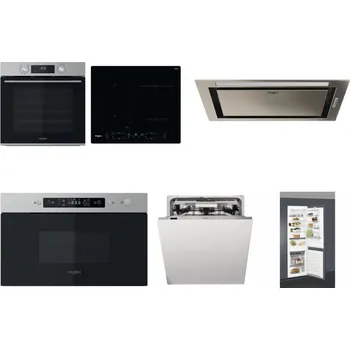 Set domácích spotřebičů WHIRLPOOL OMK58CU1SX + WHIRLPOOL WL B8160 NE + WHIRLPOOL WCT3 64 FLB X + WHIRLPOOL MBNA910X + WHIRLPOOL WIO 3T133 PLE + WHIRLPOOL ART 66112