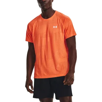 tričko Under Armour Streaker Deco Diamond - Orange Blast/Frosted Orange M