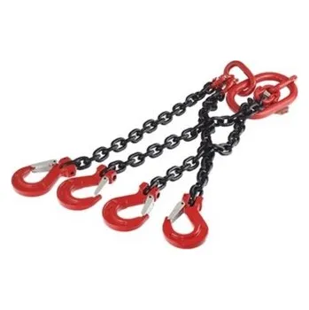 Upínací popruh Vázací řetěz s okem a hákem do 4,25t, dl=3m, 8mm tloušťka řetězu