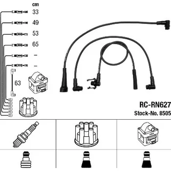 Zapalovací kabel NGK Sada kabelů pro zapalování 8505