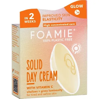 Pleťový krém Foamie Energy Glow Day Cream - Tuhý rozjasňující krém s vitaminem C 35 g