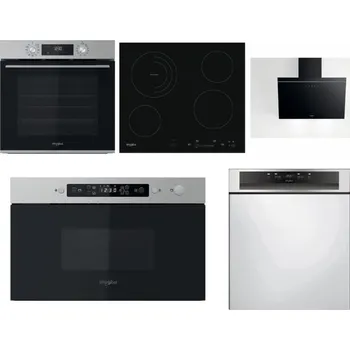 Set domácích spotřebičů WHIRLPOOL OMK58CU1SX + WHIRLPOOL AKT 8900 BA + WHIRLPOOL AKR 62F LT K + WHIRLPOOL MBNA910X + WHIRLPOOL WBC 3C34 PF X