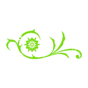 Samolepící dekorace Květina dekor 040 levá (04 - zelená kawasaki) SAMOLEPKA NA AUTO, NÁLEPKA, FÓLIE, POLEP, TUNING, VLASTNÍ TEXT, TISK, AUTOSAMOLEPKY.cz, POLEPY, OBRÁZEK, LOGO, 3D STICKERS