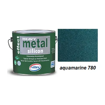 barva na zeď Vitex Heavy Metal Silicon Effect - Structural Forge Paint 780 Aquamarine 0,750 L