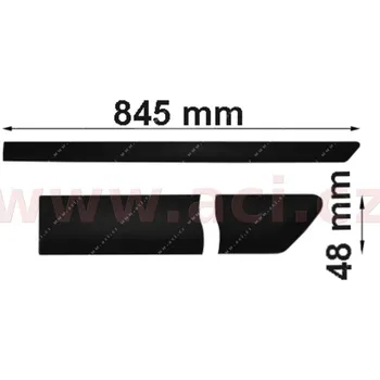 Blatník karosérie Boční lišta zadního blatníku černá L