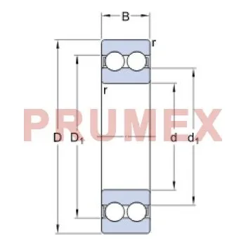SKF 4305 ATN9/C3 kuličkové ložisko