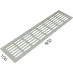 SRL - ALFA větrací mřížka šířka 100 x 800 mm 100 mm, 800 mm F9 - Nerez elox