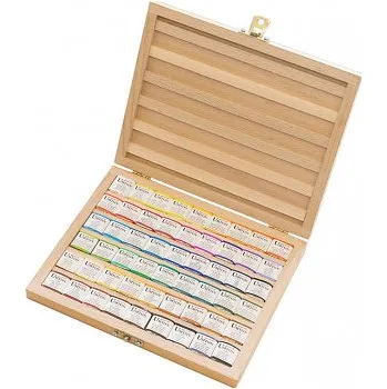 Speciální výtvarná barva Sada akvarelových barev Umton 54ks (Sada akvarelových barev Umton 54ks v dřevěné kazetě)