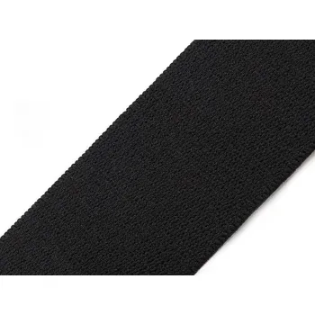 Pruženka měkká tkaná počesaná šíře 30 mm, barva černá