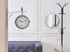 Hodiny Beliani Romont nástěnné hodiny 22 cm stříbřitě bílé