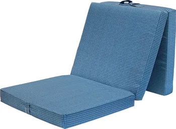 Matrace IDEA nábytek Samba polyesterový/bavlněný potah modrá 70 x 190 x 9 cm