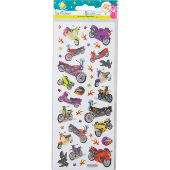 samolepka WEST DESIGN Samolepky třpytivé - Motocykly