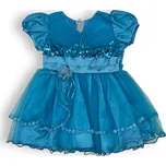 New Fashion Dívčí modré šaty Barva: Modrá, Velikost: 92