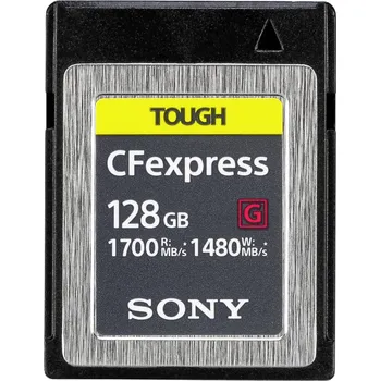 Paměťová karta Sony 128GB CEBG128 CFexpress (1700MB/s (čtení) a 1480MB/s (zápis) )