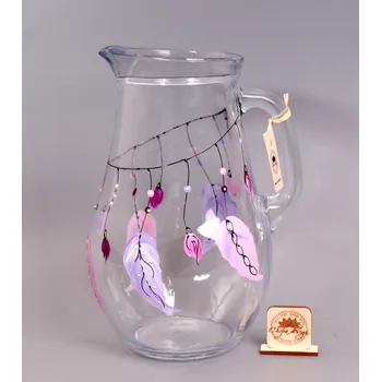 Džbán 1,8 l - růžové peří