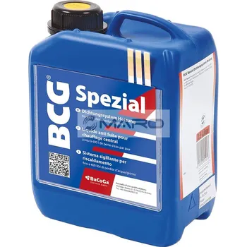 rozdělovač topení BCG Prostředek pro zatěsnění topení Spezial, 2,5 litru (do ztráty 400 l/den), 1000202501