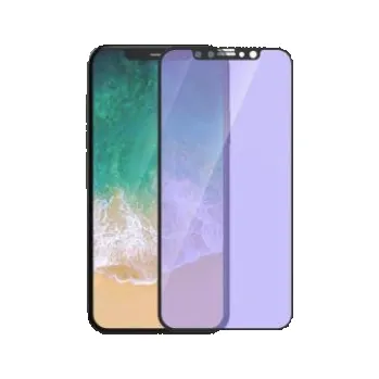 Devia Van Anti-blue Ray Celoobrazovkové tvrzené sklo iPhone XS/X(5.8) černý (10ks)
