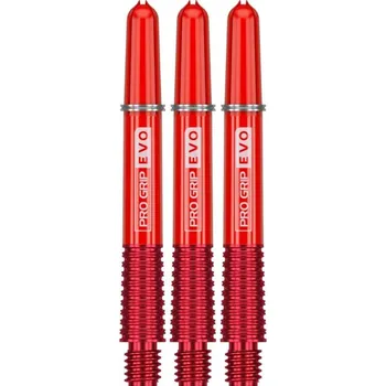 Příslušenství pro šipky Target - darts Násadky Pro Grip EVO - midi - red