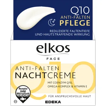Pleťový krém Elkos noční krém Koenzym Q10 proti vráskám 50 ml