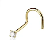 Šperky4U Piercing do nosu ZL01127C-YG…