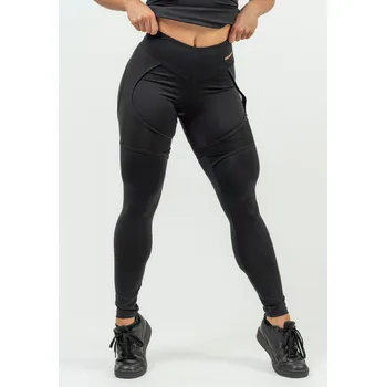 Dámské legíny NEBBIA Dámske športové legíny se síťkou INTENSE Mesh gold M