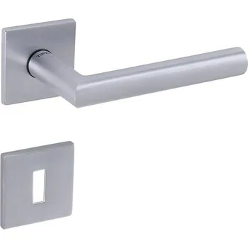 Dveřní kování TI - FAVORIT - HR 4002Q 5S bez spodní rozety, klika/klika OCS - Chrom broušený (96)
