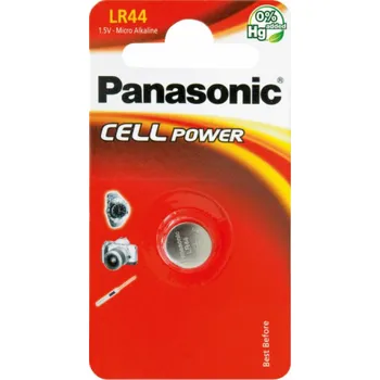 Článková baterie Panasonic Battery Cell Power LR44 1ks.