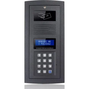 Domovní telefon pro 9 rodin Elfon Optima, čtečka klíčenek op-255r